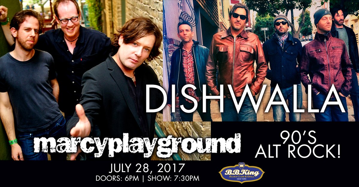 Excited to play <a href="/BBKingBluesNYC/">B.B. King Blues Club</a> July 28 in New York with <a href="/dishwalla/">Dishwalla</a>! Get your tickets now: bit.ly/2oGtwyw