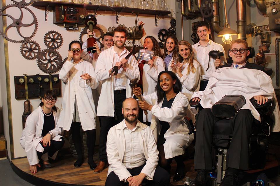 TLTtrainees's tweet photo. We locked our Bristol trainees and #vacationscheme students in a room last night - luckily they managed to escape! #TLTunpacked https://t.co/kyeBIHqGAf
