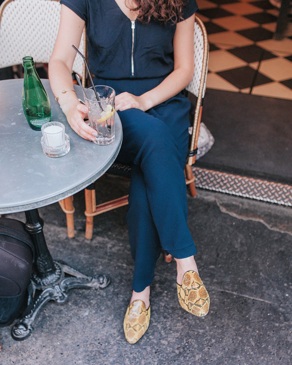 Enjoying a fresh drink after a ☀️day! #Chatelles #Slippers #SaleGoesOn