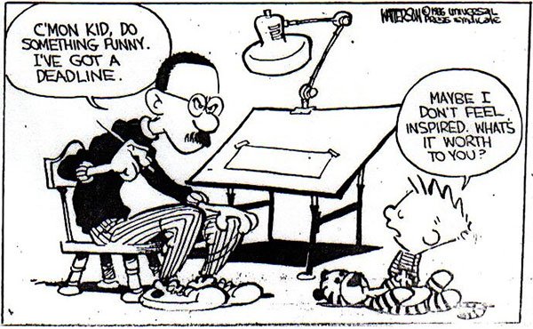 Happy birthday Bill Watterson. Thanks for making the best comic strip out there. 