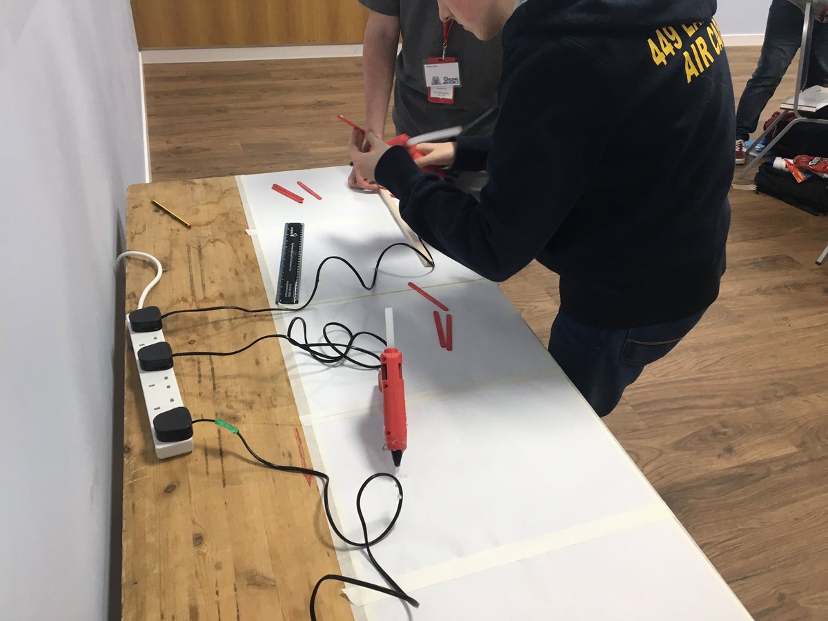 rafyouthengage's tweet photo. The gliders are being built by the @aircadets on the @raflossiemouth stem Residential with @SmallpeiceTrust @ComdtAC @ComdtCranwell https://t.co/8nqblHaUoF