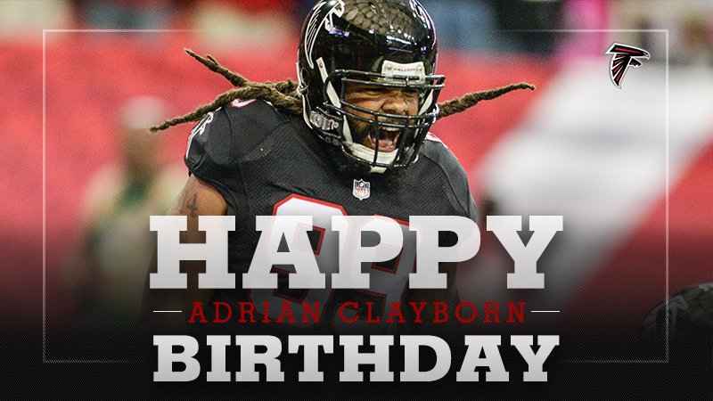 We can\t wait to see Adrian Clayborn go after QBs this season.

to wish a Happy Birthday! 