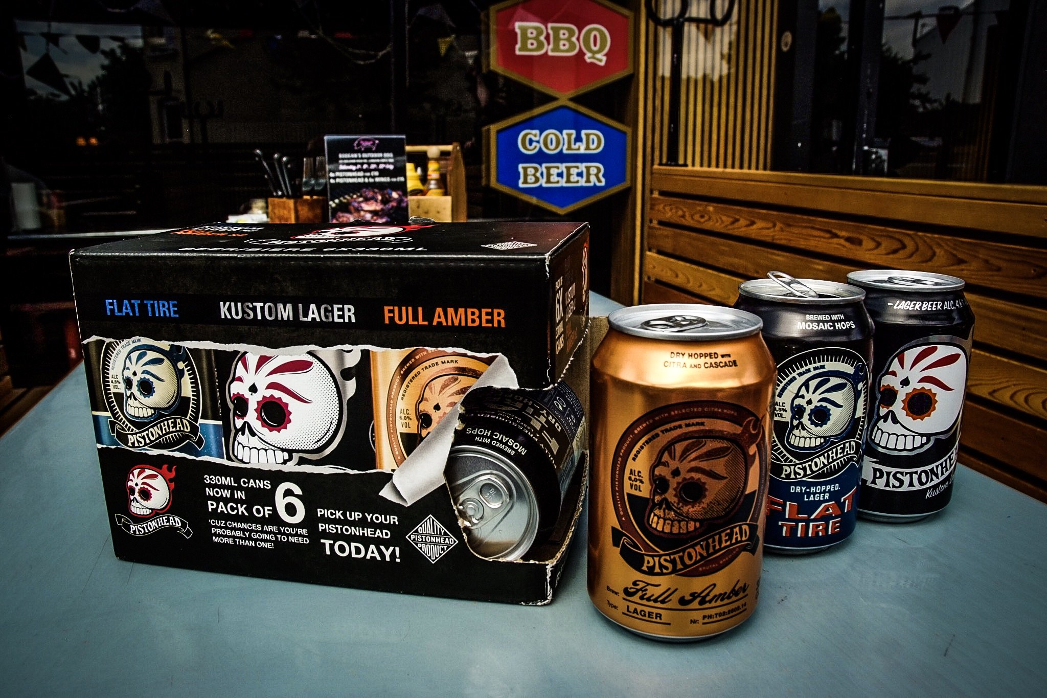 Iss Abendessen Wolf im Schafspelz Drohung pistonhead bier Buchhandlung