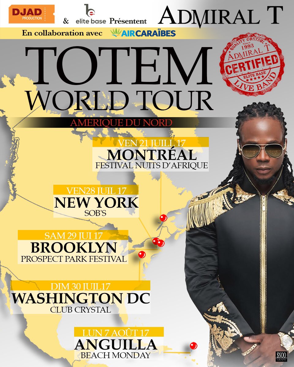 AdmiralT971's tweet image. 🌎 #ToTheWorld #TotemWorldTour #LiveSignature
Après l'Amérique Latine next step l'Amérique du Nord 📍