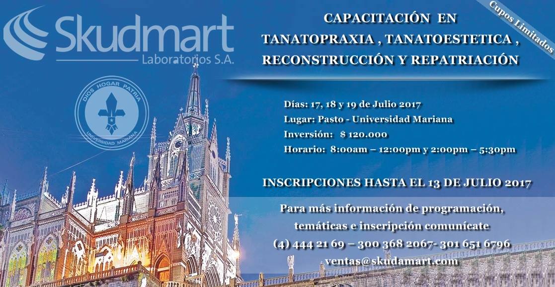 skudmart01's tweet photo. Capacitación en Tanatopraxia, Tanatoestetica, Reconstrucción y Repatriación. Comunícate con nosotros
(4) 444 2169 - 300 368 2067 https://t.co/olRXbEc9ld