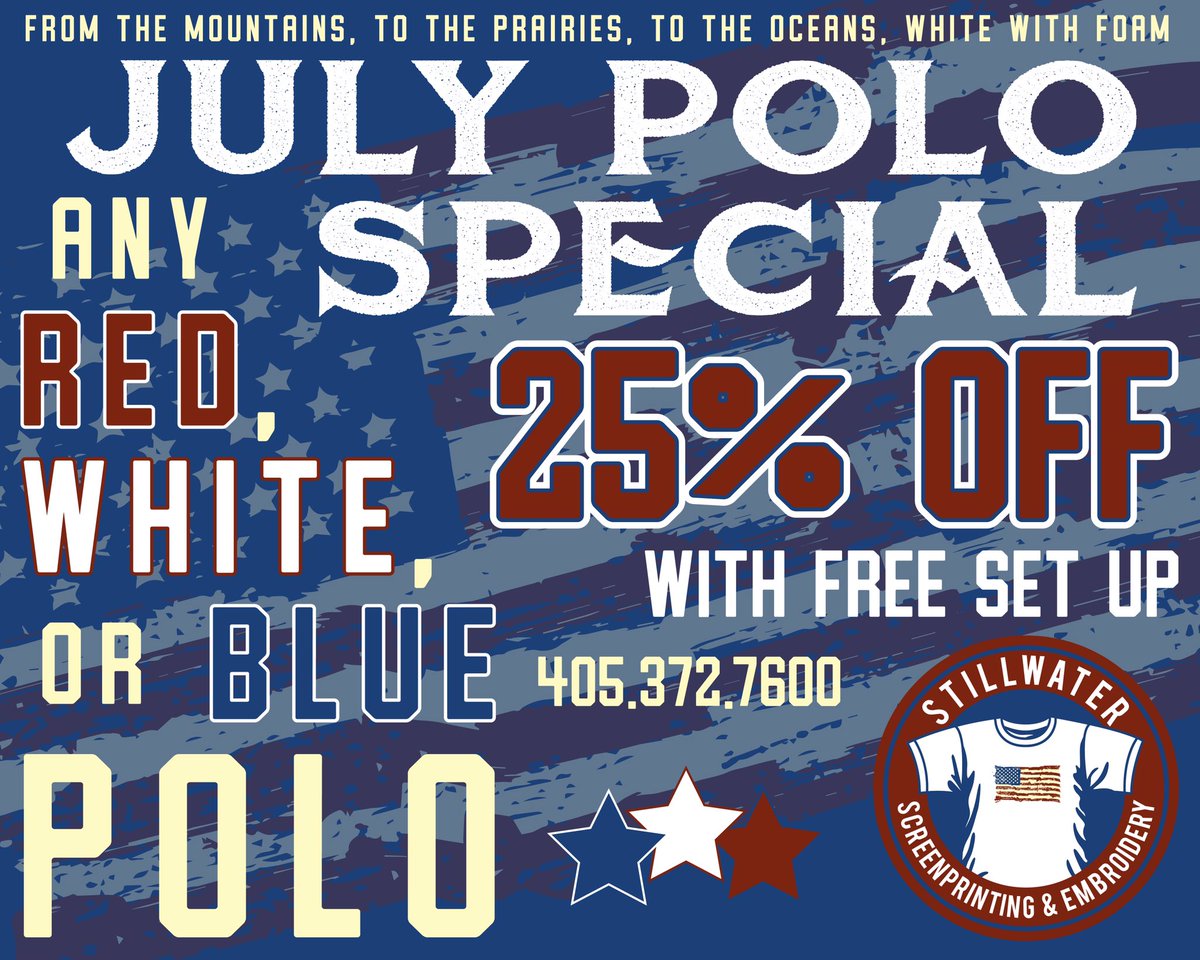 SSPchopchop's tweet photo. We love the red, white, and blue! New month, new special! Check it out! #July #special #SSP https://t.co/fdXGd6YHyK