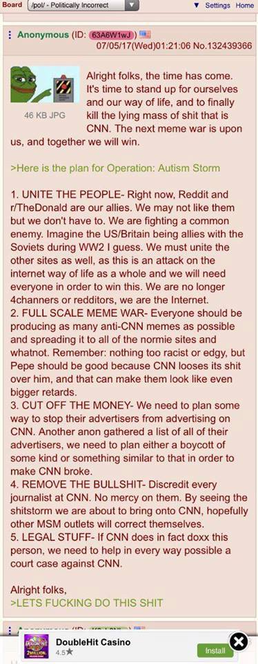 PrisonPlanet's tweet photo. Did CNN just re-unite the alt-right &amp; the new right in a common cause? 🤔 https://t.co/UYyVtyAr9W