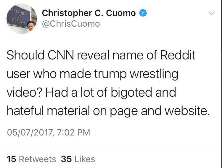MzBodie's tweet photo. Dear @ChrisCuomo ,

You appear to have misplaced this along with your copy of the Constitution.

 YW

#CNNBlackmail 
#CNNDoxing 
#CNNTapes https://t.co/JgGlBIVc1u