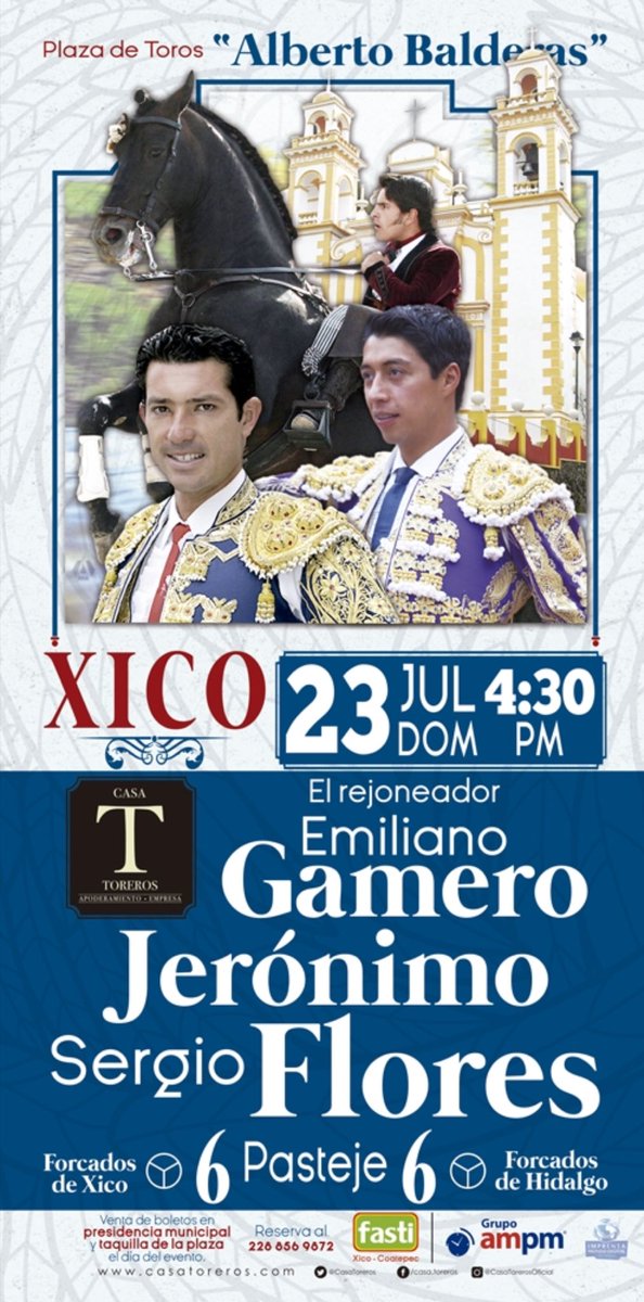 CasaToreros's tweet image. Anunciamos la modificación del cartel de Xico.