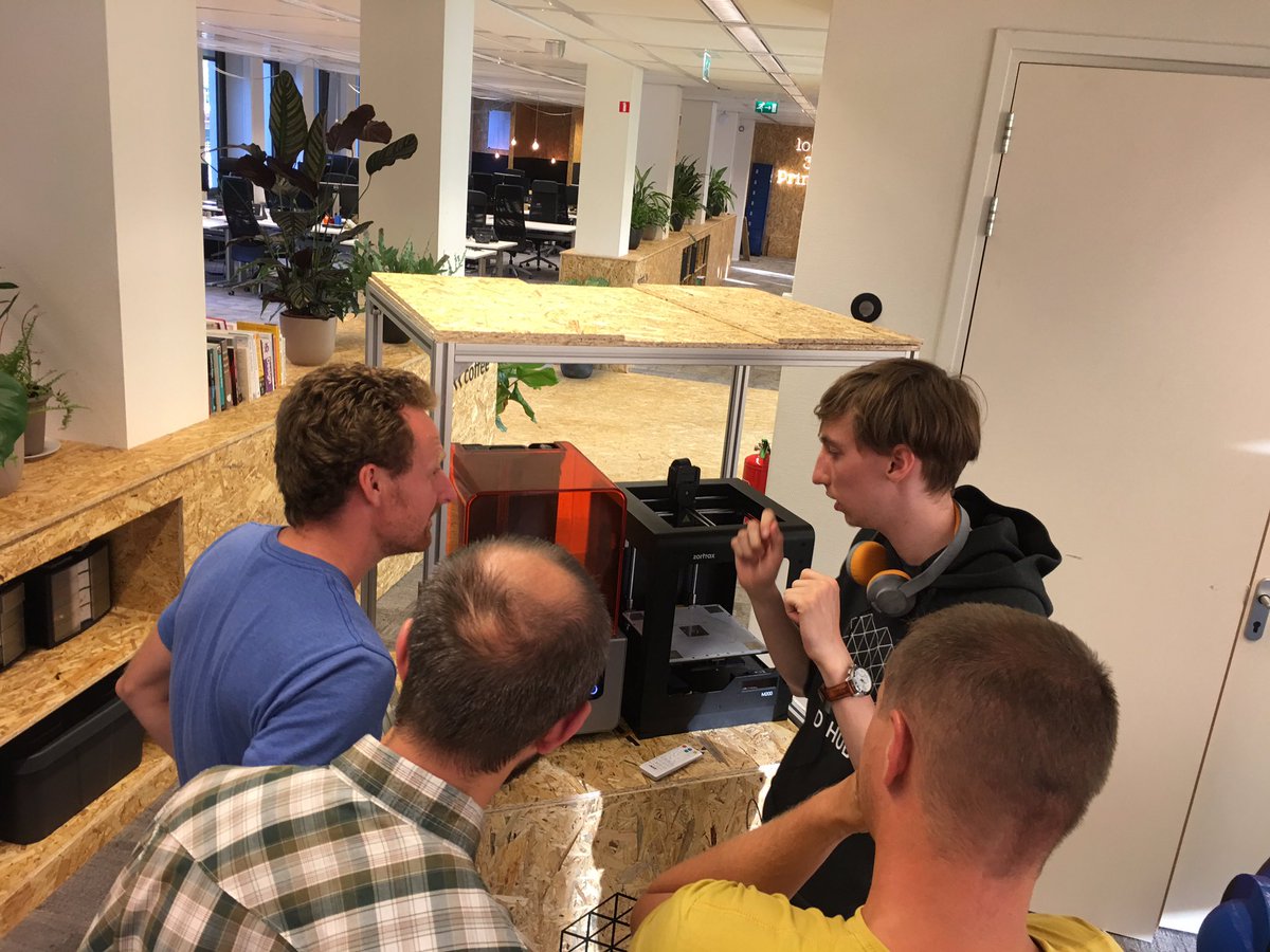 woutlaban's tweet photo. Kicking off #Webcrafters 36 at @3DHubs! Thanks for hosting us ✌️😍 https://t.co/OyHQBC2HQc