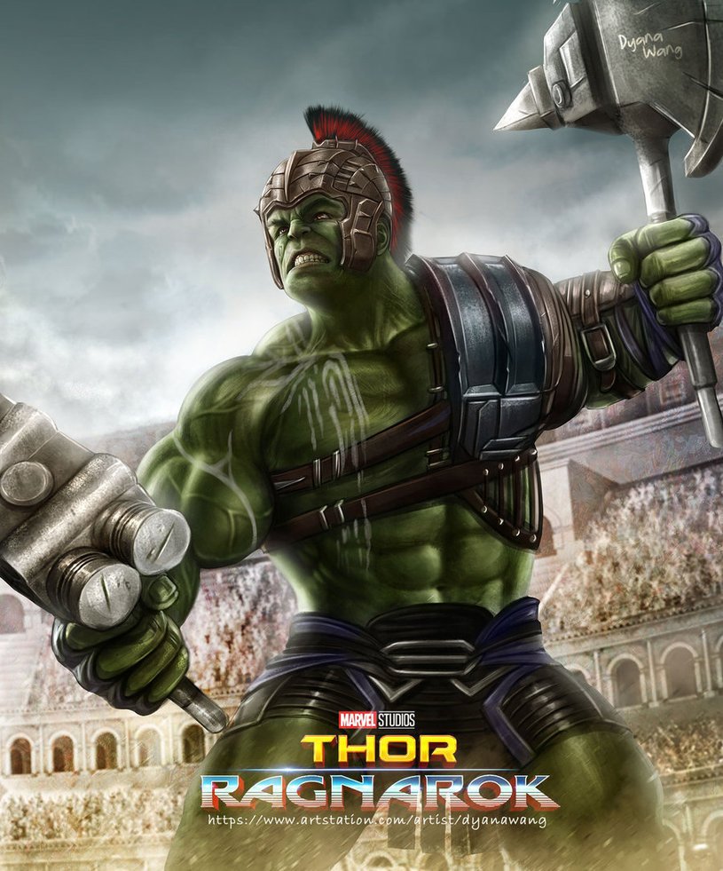 JamieMck8888's tweet photo. #Hulk by DyanaWang on DeviantArt 
#ThorRagnarok #Marvel #Art #Fanart https://t.co/BP09kobA0i