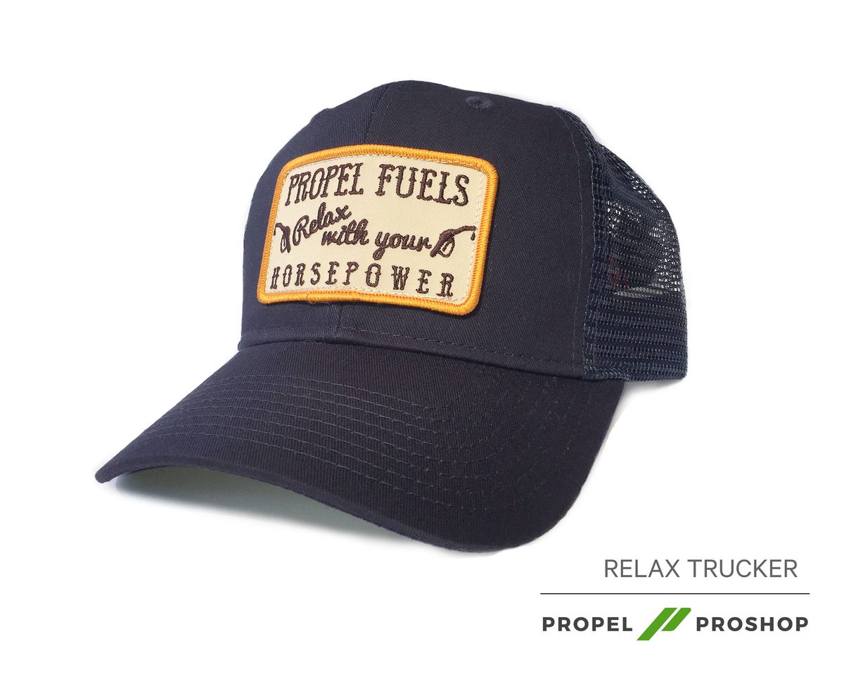 PropelFuels's tweet photo. Introducing the Relax Trucker to our hat line up. Get yours at https://t.co/BW78v3jGCq #PropelFuels #FlexFuel #E85 #DieselHPR #PropelProShop https://t.co/0LIxVEHfqH