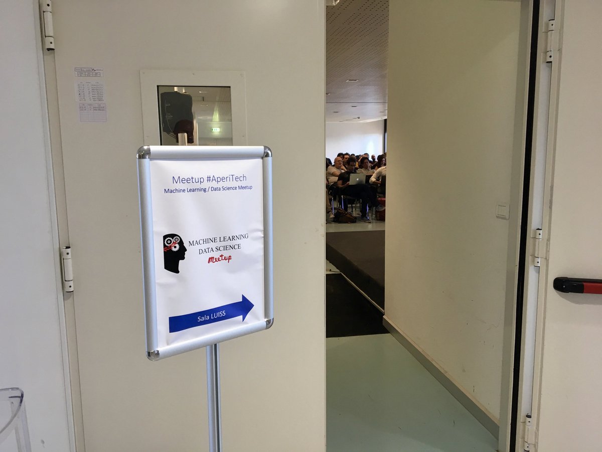 CodemotionIT's tweet image. Tutti al #meetup #AperiTech di #MachineLearningRoma con #Codemotion in @EnLabs dedicato alle ultime frontiere dell&apos;intelligenza artificiale!