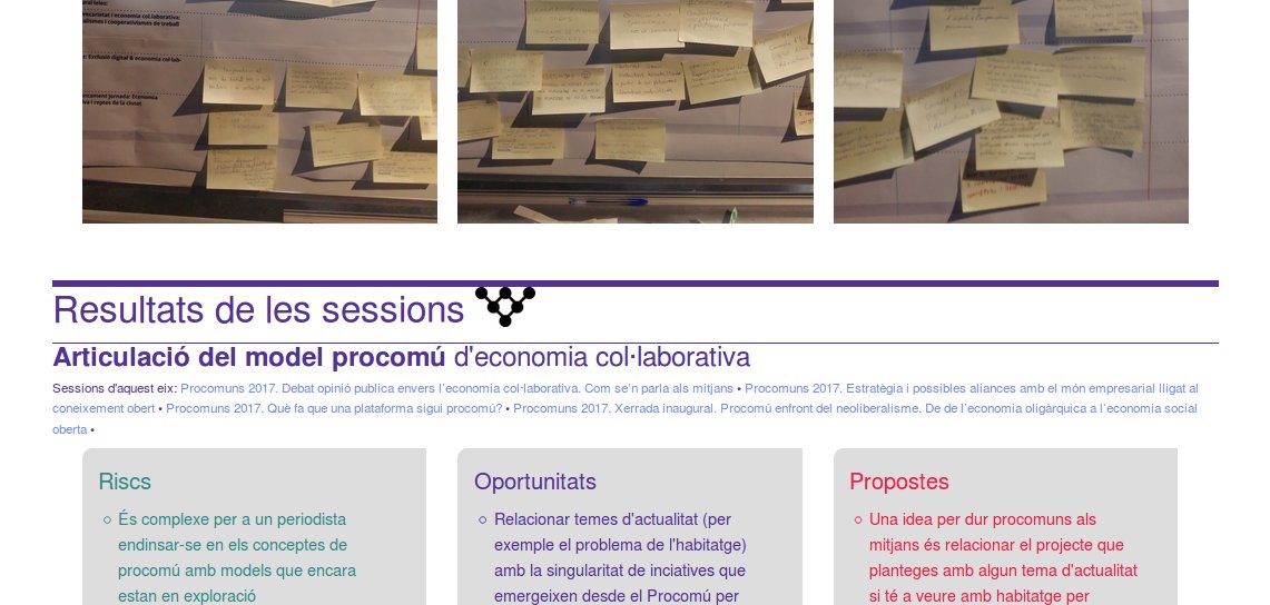 SeguimFils's tweet photo. Els #Riscos #Oportunitats #Propostes detectades a les jornades #ProcomunsBCN @procomuns https://t.co/0OCG4lKkTw https://t.co/vDx0FC5pW5