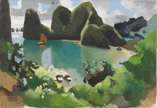 chassespleen13's tweet photo. @fred_pnd @RegardsProvence Joseph #Inguimberty, peintre voyageur au #Vietnam à @RegardsProvence
#Baied'HaLong ❤ https://t.co/qNhvAdv1Kl