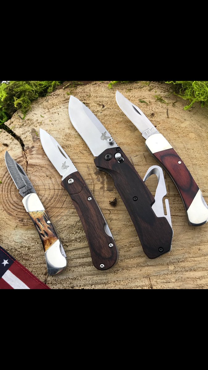 EDCSpecialties's tweet photo. A few of the Hunting Knives from Benchmade and Bear &amp; Son, at EDC Specialties. 100% USA made quality available at https://t.co/DnvQfuelMz https://t.co/OC2lOPD1GL
