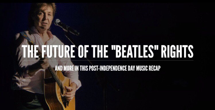 The business of music makes headlines in this post-independence day recap.

#paulmccartney #beatles #prince #music

adobe.ly/2tHT15y