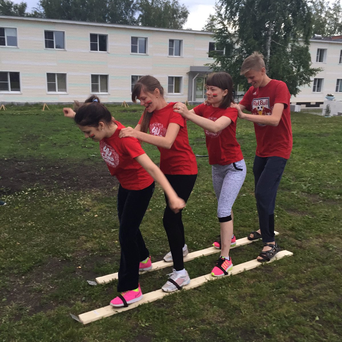4UCamp's tweet photo. Today is the day of @martinfkde and Anton Shipulin. We love sports so we had cool competitions! #4ucamp #summer17_5 #sports #healthylife https://t.co/anpclv2jXK