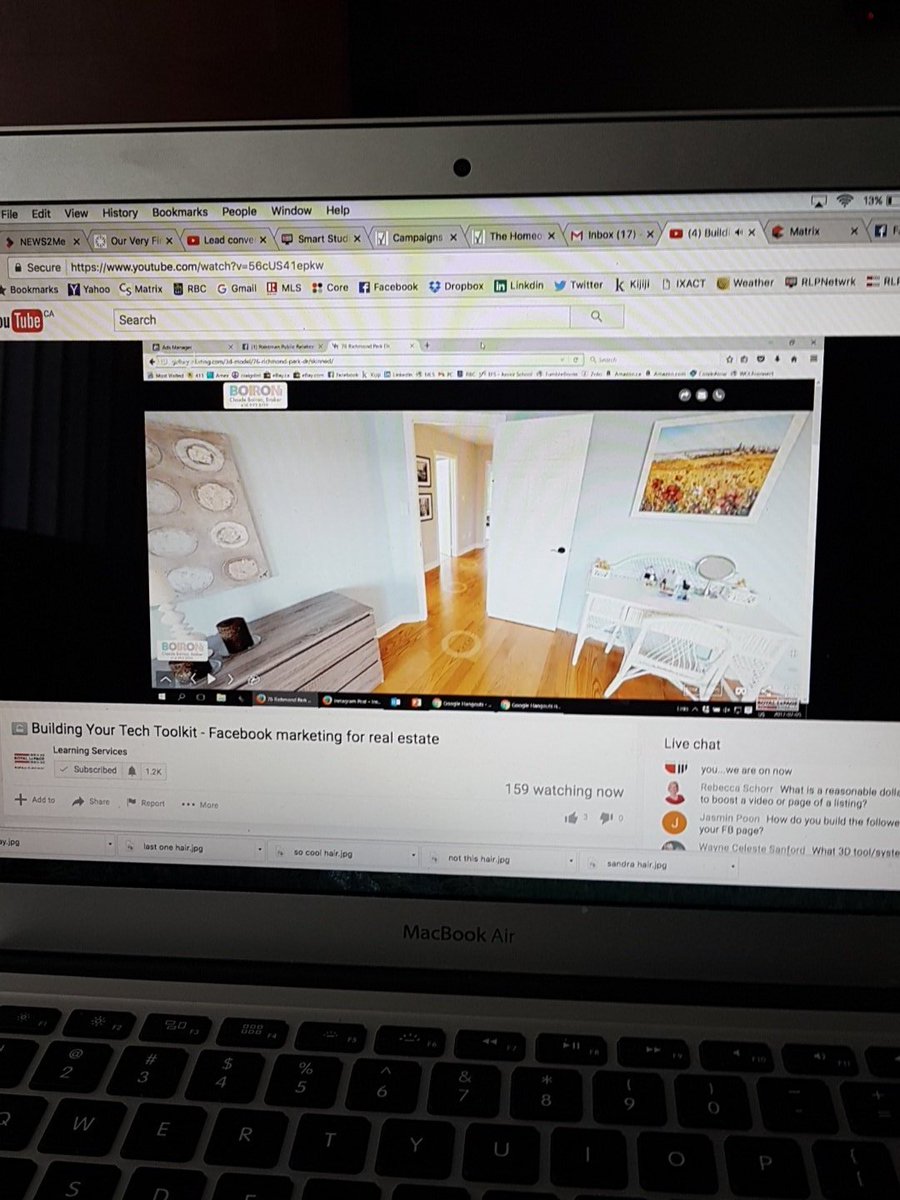 CorinneByggdin's tweet photo. Building my tech toolkit with #facebook #webinar #socialmarketing #realestate #realtor #coreteam905 #homestartshere #hamont https://t.co/NcCKkPFYka