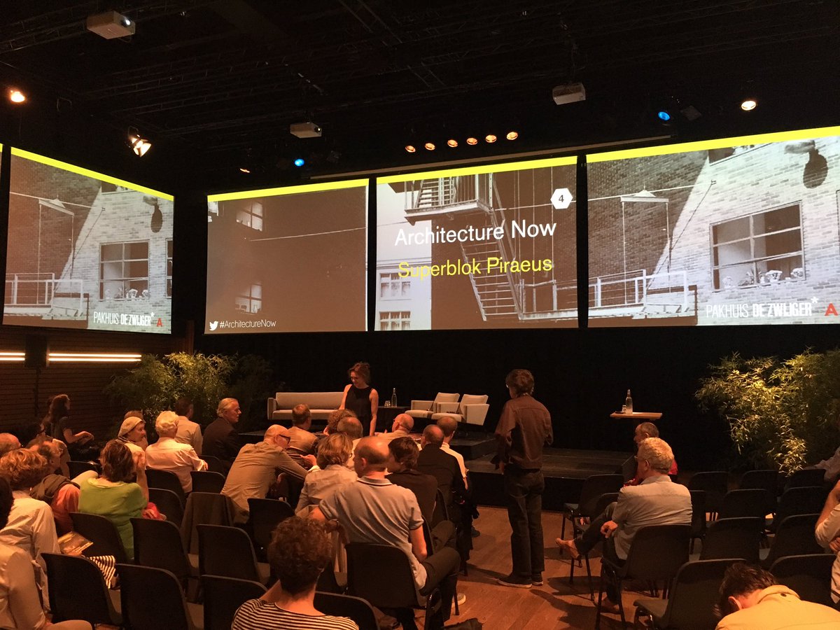 GelsingSteen's tweet image. #ArchitectureNow Piraeus in Pakhuis De Zwijger