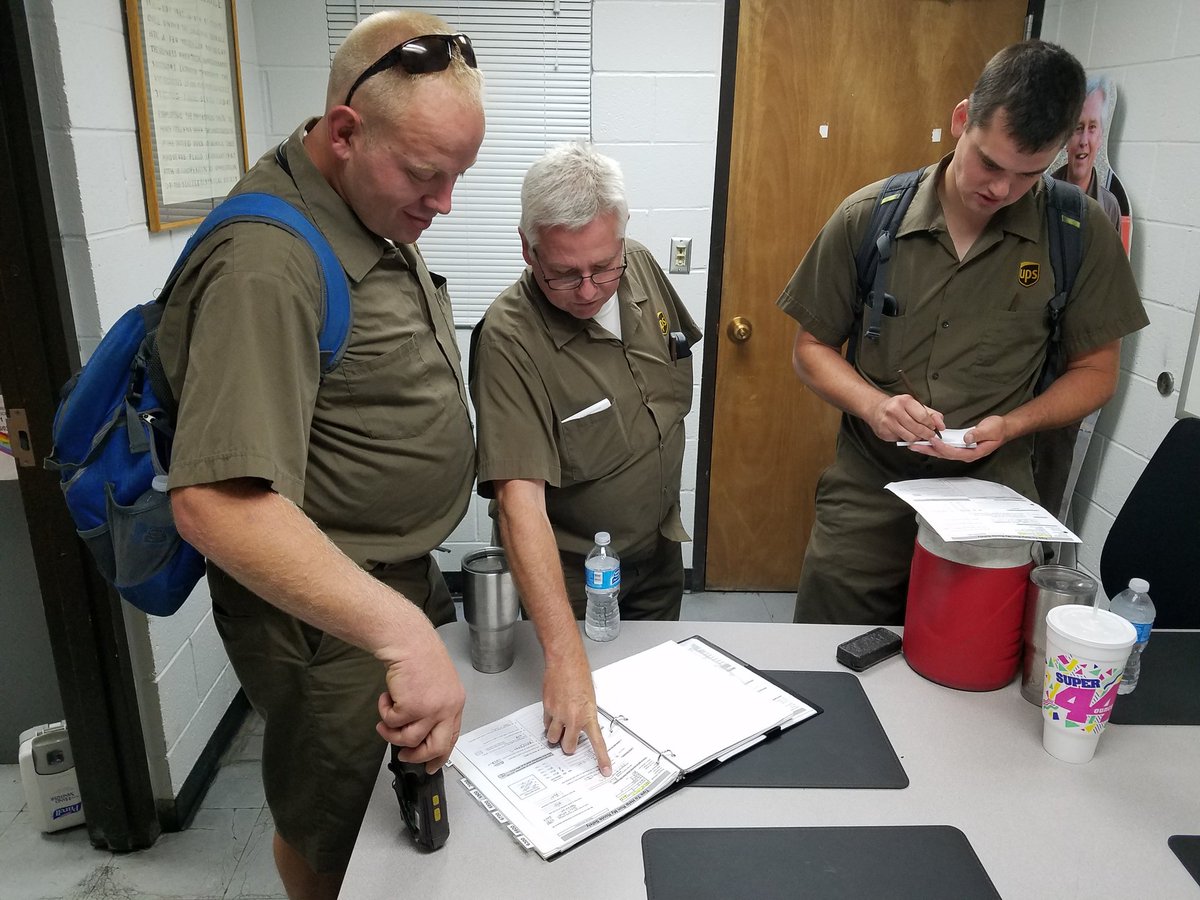 Norman delivers safe with a plan to succeed! CHSP Co-chair Rick walks cover driver through how to run my route #normansafety #redriversafety