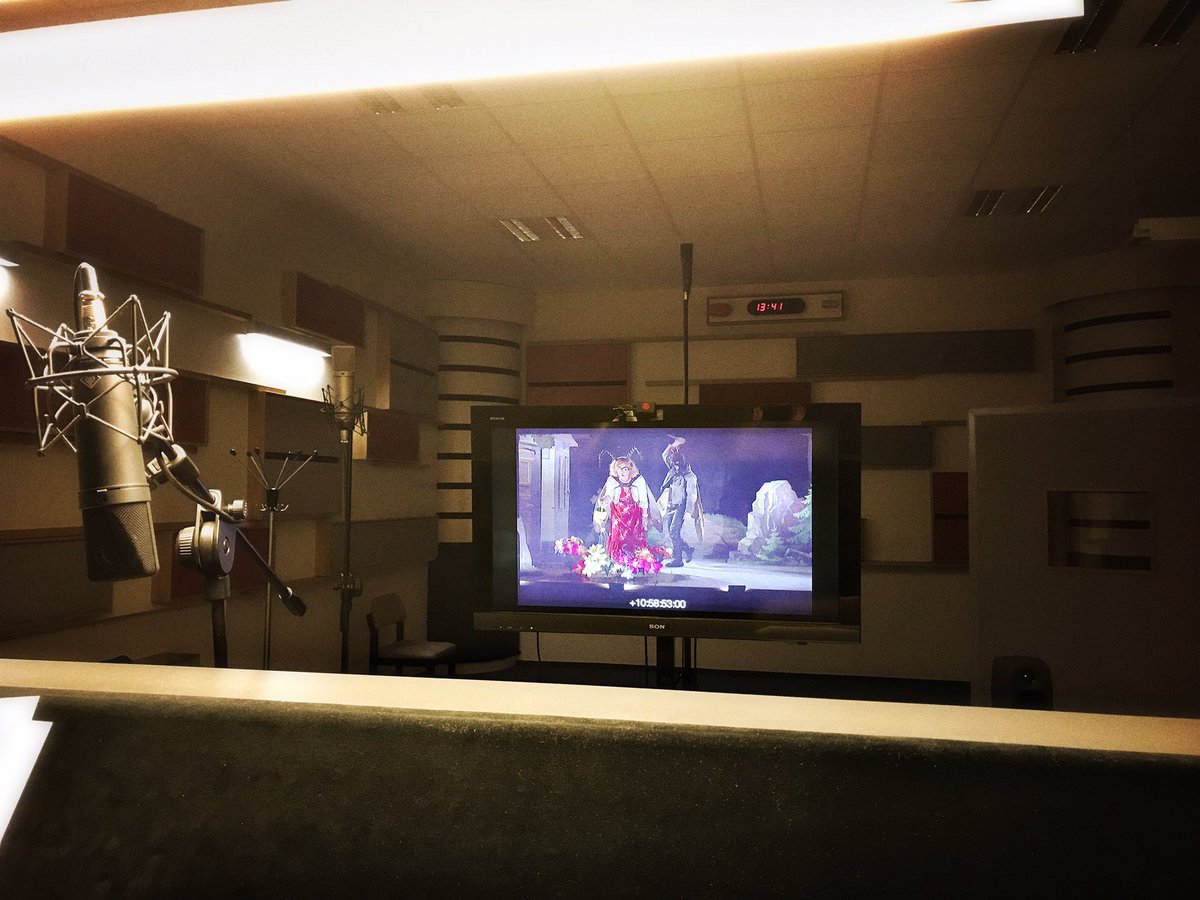 JanBudar's tweet photo. Takto jsem nahrával postsynchrony do filmu Jana Švankmajera - Hmyz. Mohl jsem díky tomu už vidět kousky střiženého filmu a vypadá to skvěle! https://t.co/tfwikuGUCp
