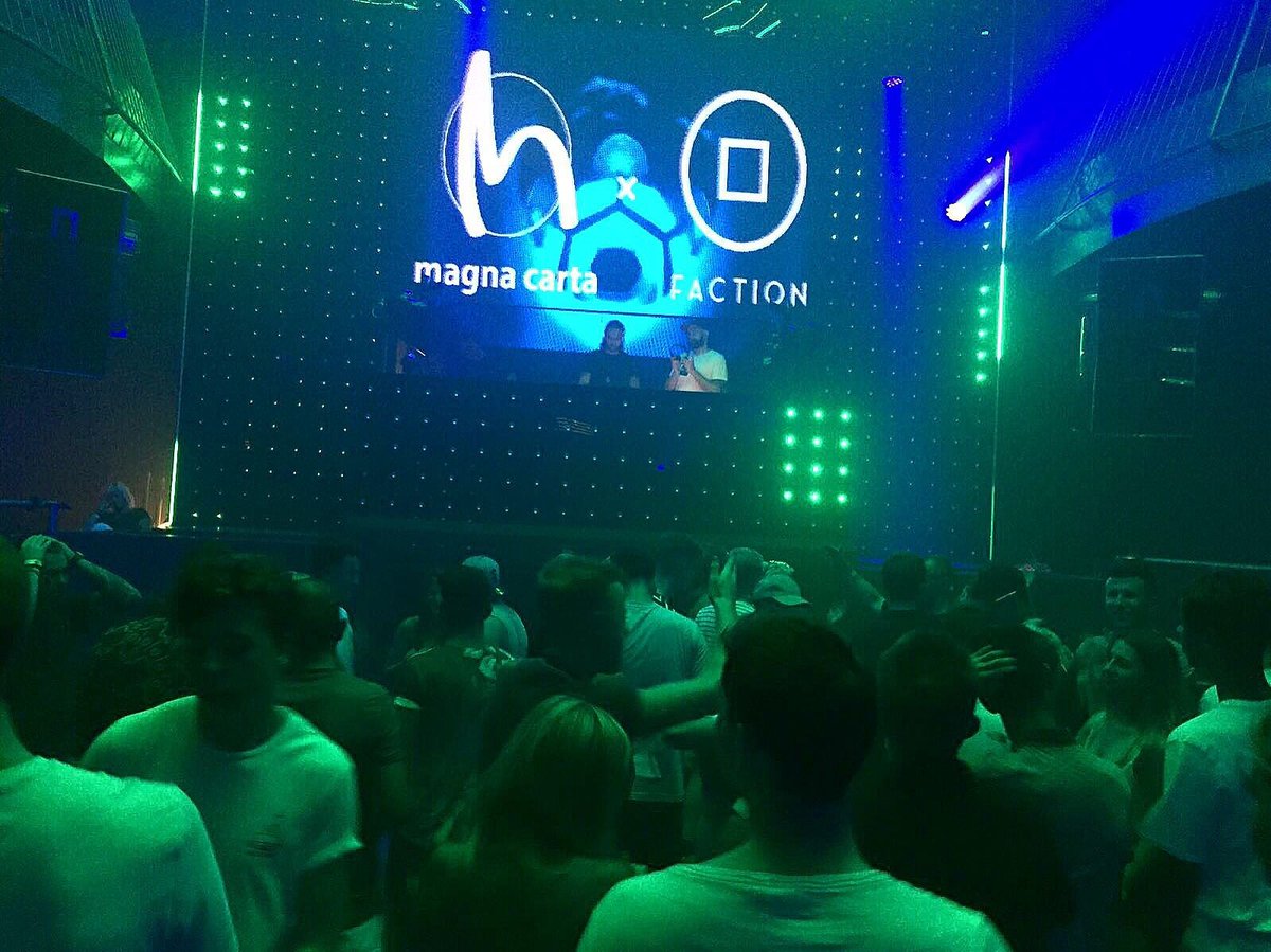 FACTION__'s tweet photo. The sound of the underground delivered to your doorstep in San Antonio. See you tomorrow night @eden_ibiza  #makesanangreatagain 🤸 https://t.co/TNvwsaMiFZ