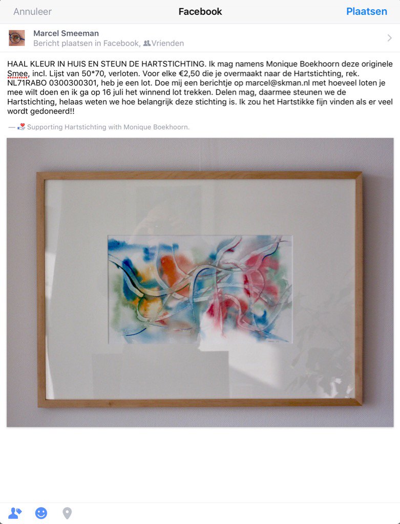 MarcelArtAM's tweet image. #winnen originele #Smee #hartstichting