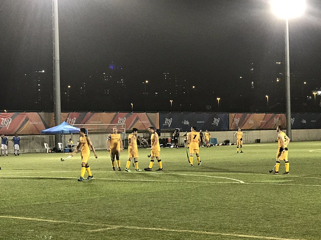 AUS v Israel #Hockey leading 2-0 at half time