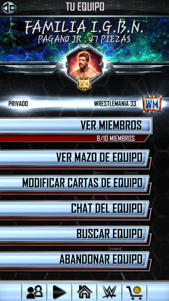 FeR_M_H's tweet photo. @WWESupercardLat @SuperCardChile Necesitamos 2 personas mínimo Wm33 y que sean activas. https://t.co/UsJwr97phd