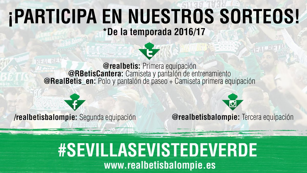 🔮 ¡Si conseguimos 500 RT antes de las 00:00h, sortearemos la camiseta y el pantalón de entrenamiento! 😀👏

#SevillaSeVisteDeVerde