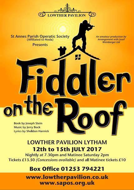 Tickets left for this amazing show by talented local people. Fiddler on the Roof is such a musical treat for all ages too. BOOK SOON.