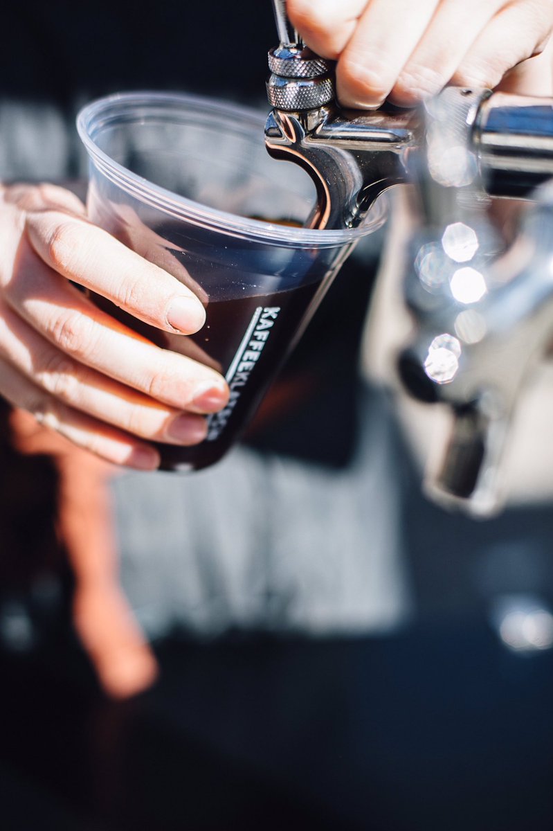 Selling #coldbrew #coffee at <a href="/C_Calgary/">CalgaryC</a> thanks to <a href="/BigRockBrewery/">bigrockbrewery</a> who donated us a new beer tap tower!