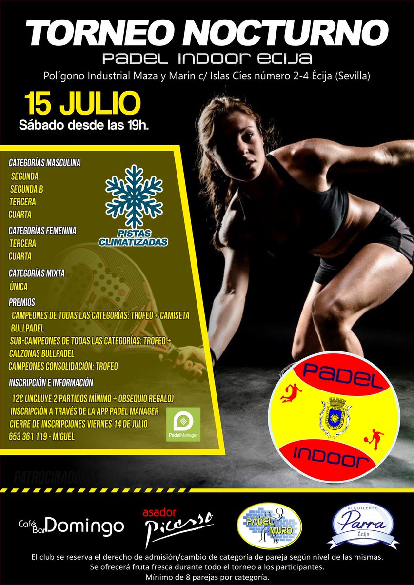 No te quedes sin tu plaza!!! APÚNTATE!!!🎾🎾🎾