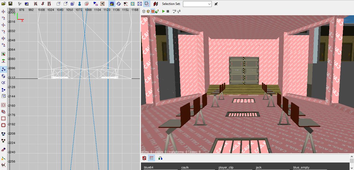 MikeyHay's tweet photo. Gotta love when everything just comes together ... almost there! #idTech4 #quadrilateralcowboy #doom3 #leveldesign #blendogames #gamedev https://t.co/plo8xqKpOe