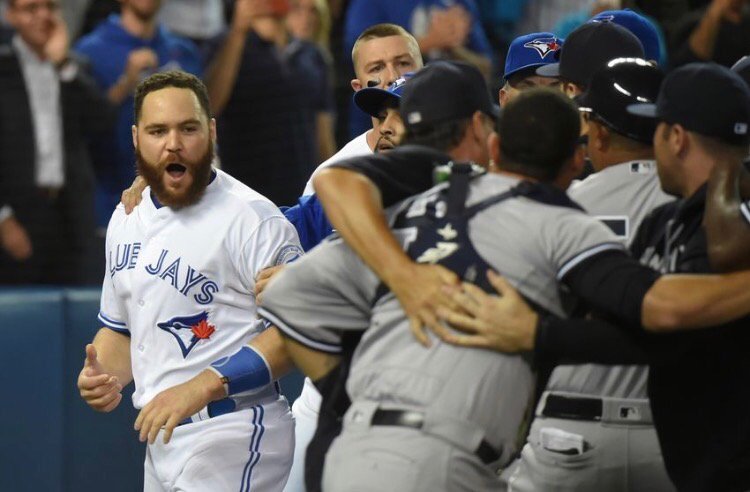 nyygirl333's tweet photo. Remember that time Gary tried to beat the shit out of Russell Martin. I'd be totally ok with that today. https://t.co/9hKvum8crA