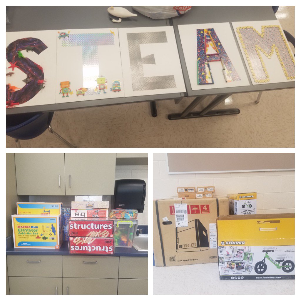Our new STEAM lab!! Destination Greatness, full STEAM ahead!! @JKESWPS