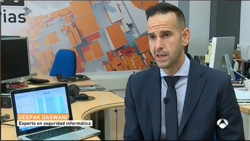 dipudaswani's tweet photo. Hace un rato en @A3Noticias hablando sobre la noticia del desbloqueo del móvil de Diana Querr con @beatrizsanjuan_ https://t.co/nnqAPkXHeX