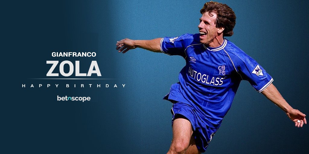 Happy 51st birthday to icon and all-time great Gianfranco Zola! 
