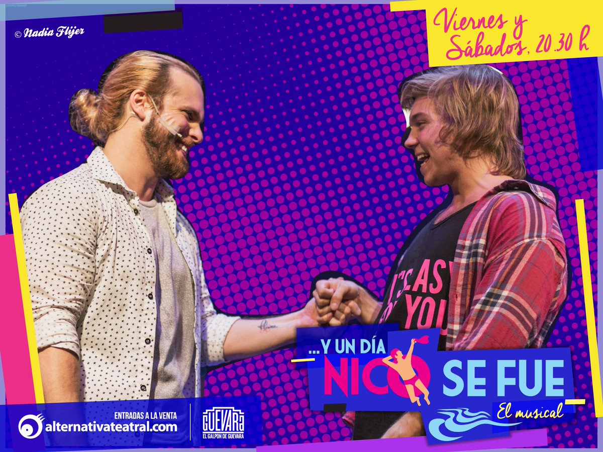 Vuelve la historia de amor musical del año!
Vuelve... #YUnDíaNicoSeFue

Entradas a la venta en Alternativa Teatral bit.ly/entradasnico