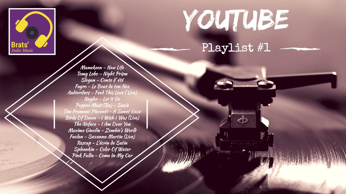 Voici la 1ère #PlayList #YouTube de #BratsIndieMusic 😀 Découvrez nos coups de coeur du moment 😊 #musique #france
youtube.com/playlist?list=…