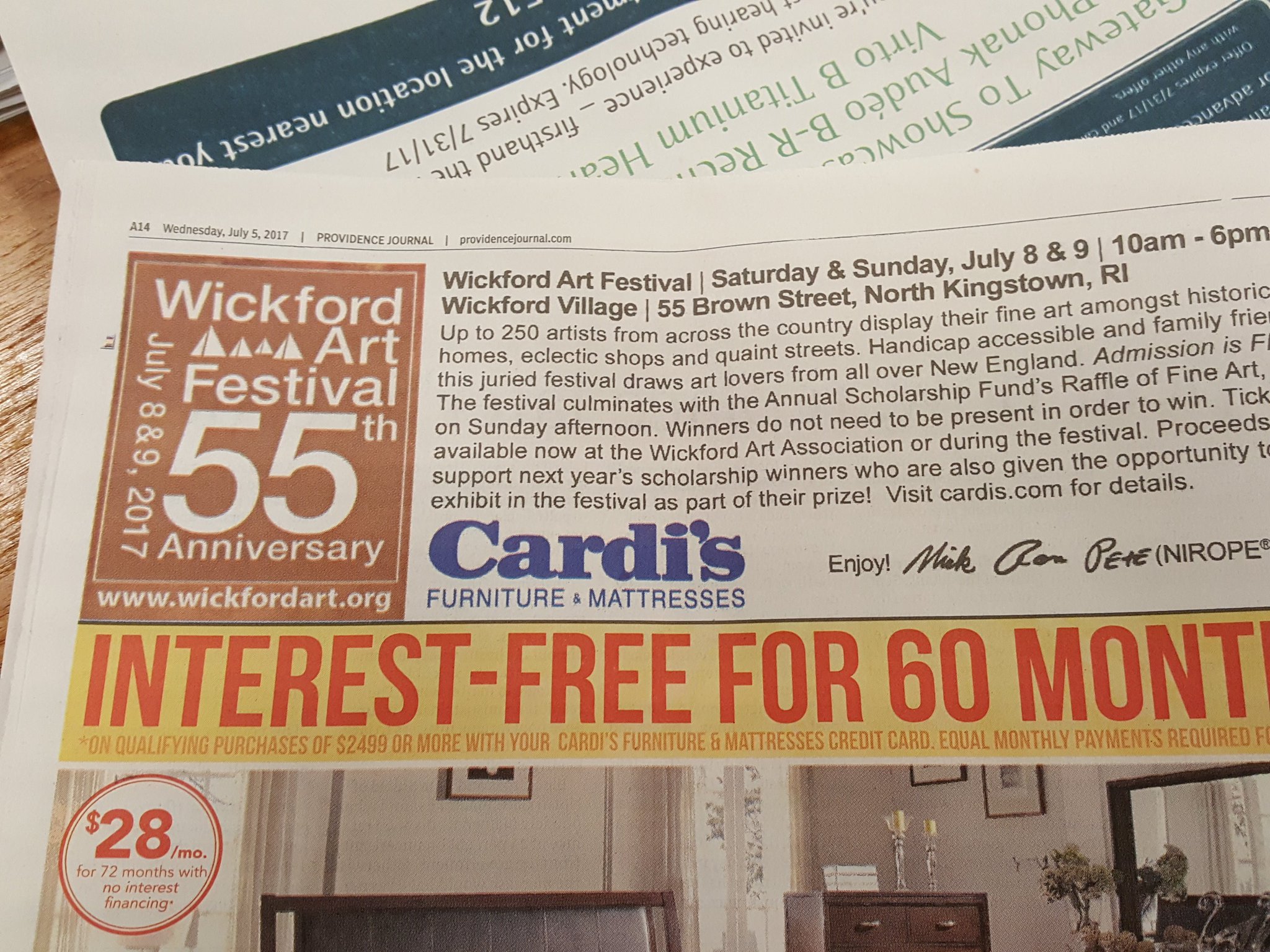 Wickford Art Assoc. on Twitter "Wickford Art Festival is July 8 & 9 in