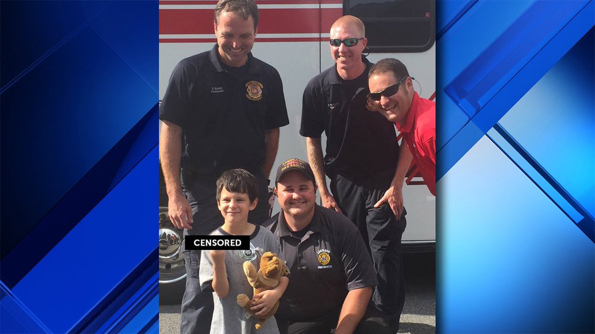 Florida boy flips off camera after being rescued by firefighters bit.ly/2uLa6bN https://t.co/IbQqghZahE