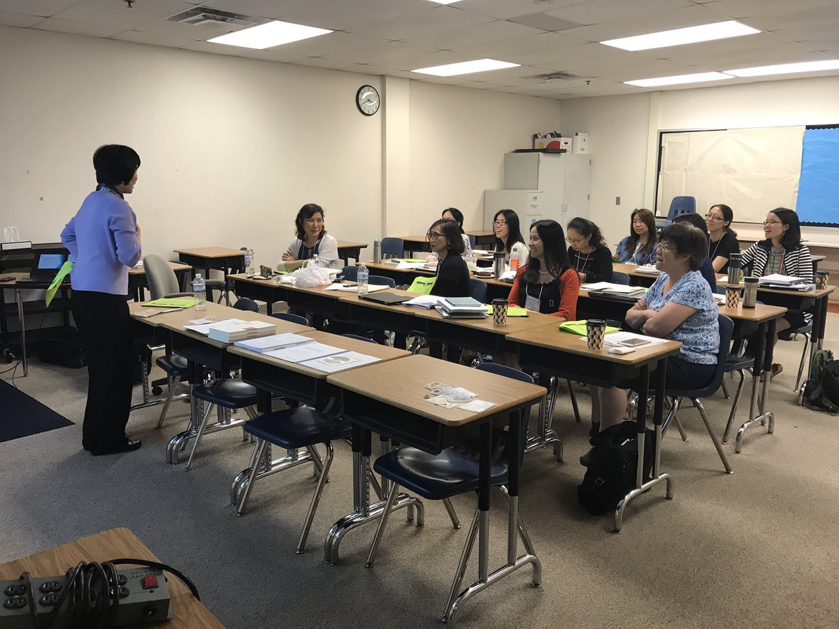 fcpsaap's tweet photo. A glimpse into the AP Bio, AP Chemistry and AP Chinese Language sessions at the Fairfax APSI #apsi #aapthinks #lifelonglearning https://t.co/BBunGEzgaY
