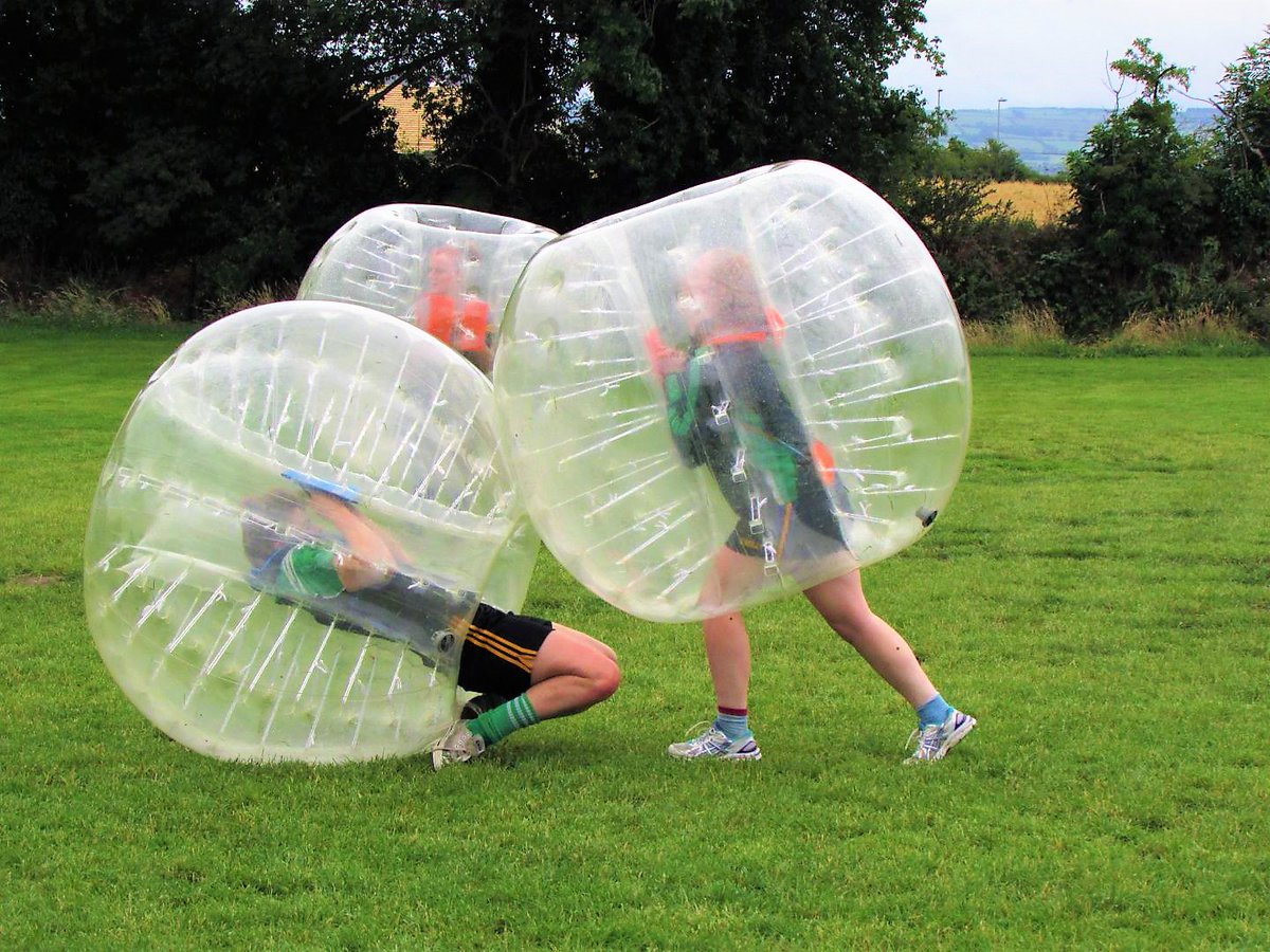 KKActivity's tweet image. Look forward to the students from @qofuns visiting us tomorrow! Hope you're all ready for Splatball, Bubble Soccer and the Assault Course! 😀