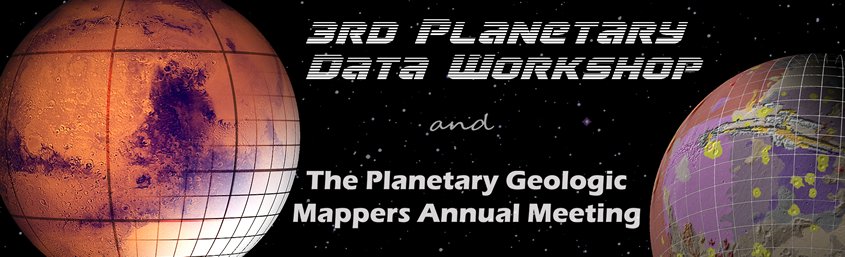 jmars_gis's tweet photo. Presentations from the 3rd Planetary Data Workshop are available online! (JMARS, too) https://t.co/2hmlBrbFKE #planetdata3 @LPItoday https://t.co/JWXTCQ6U1m