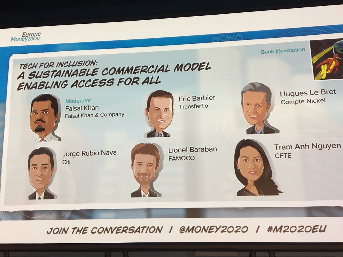 Delighted to speak about #FinancialInclusion at #Money2020EU in Copenhagen. Technology will be key to expand access for all!