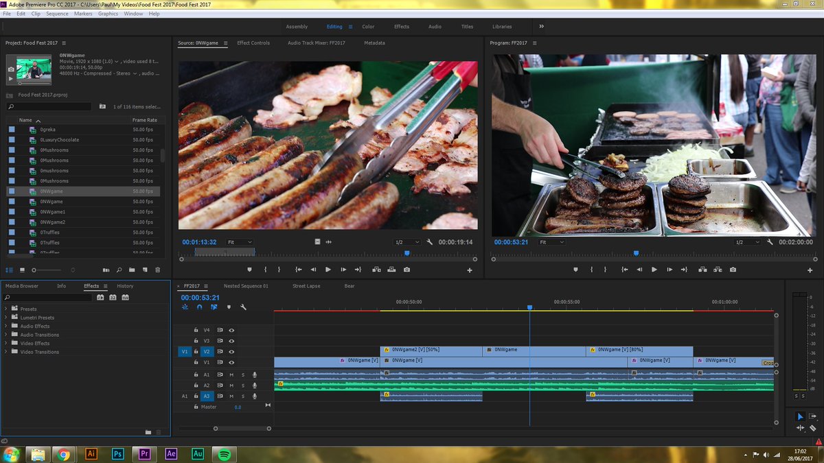 CAN_Videography's tweet photo. Pro-tip: don't edit this kind of footage on an empty stomach. https://t.co/aZSOyORYIE
