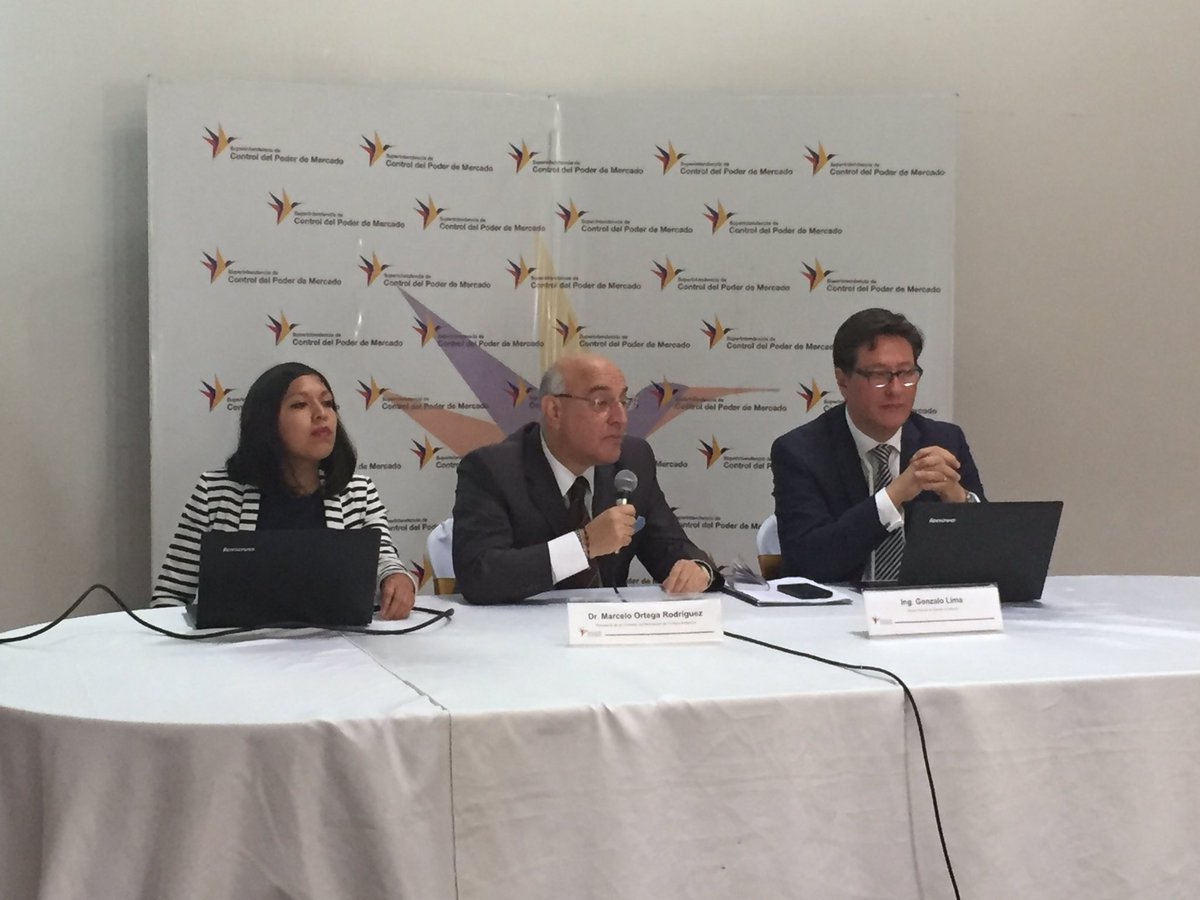 Competencia_Ec's tweet image. #MarceloOrtega Pdte. de la #CRPI informa sobre posibles multas a operadores que no hayan bajado los precios