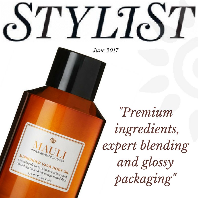MAULI_RITUALS's tweet photo. Thank you @StylistMagazine  for featuring our Surrender Body Oil on the list of beauty products that tackle anxiety, insomnia and low moods. https://t.co/mv8lAAdgmj